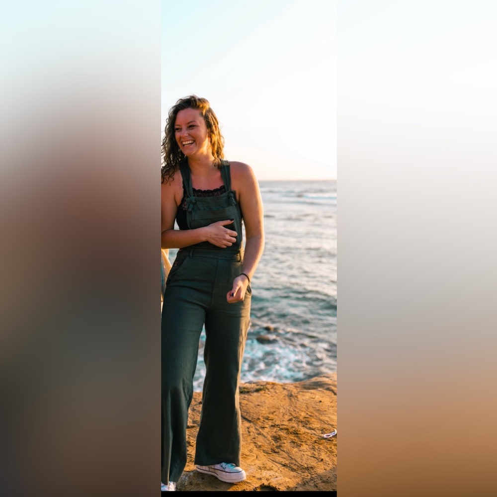 Aerie Dark Green Jumpsuit